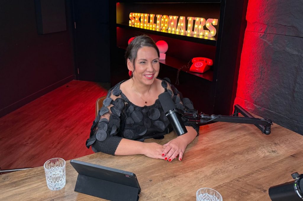 Angela Thomas during a session